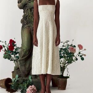 Mirror Palais The Macaron Dress Ivory